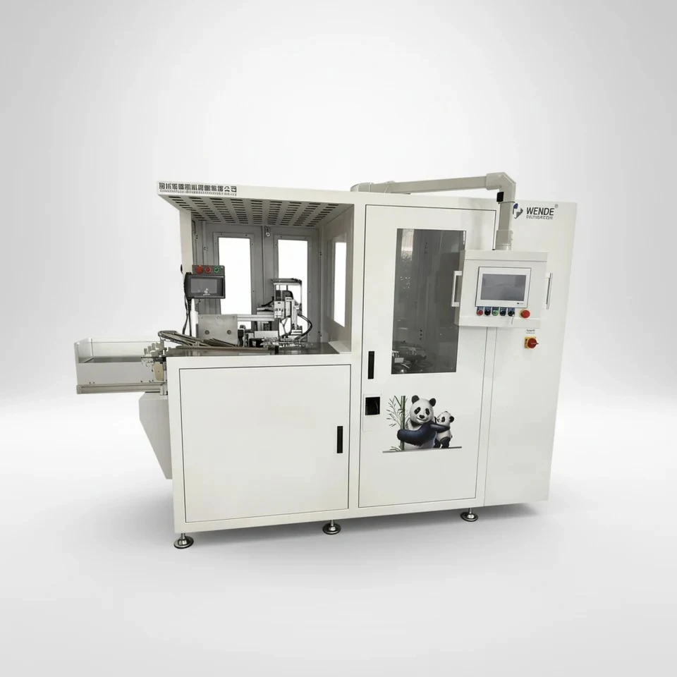 800 Holes-per-Min 5-Spindle 5-8-Head 2-Knife Toothbrush Tufting Machine