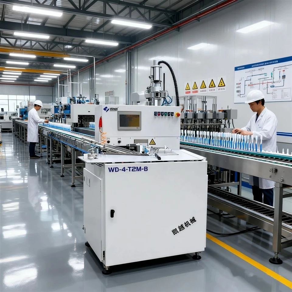 Iron-Plate 3kW Automatic Bamboo Toothbrush Finishing Machine suppliers