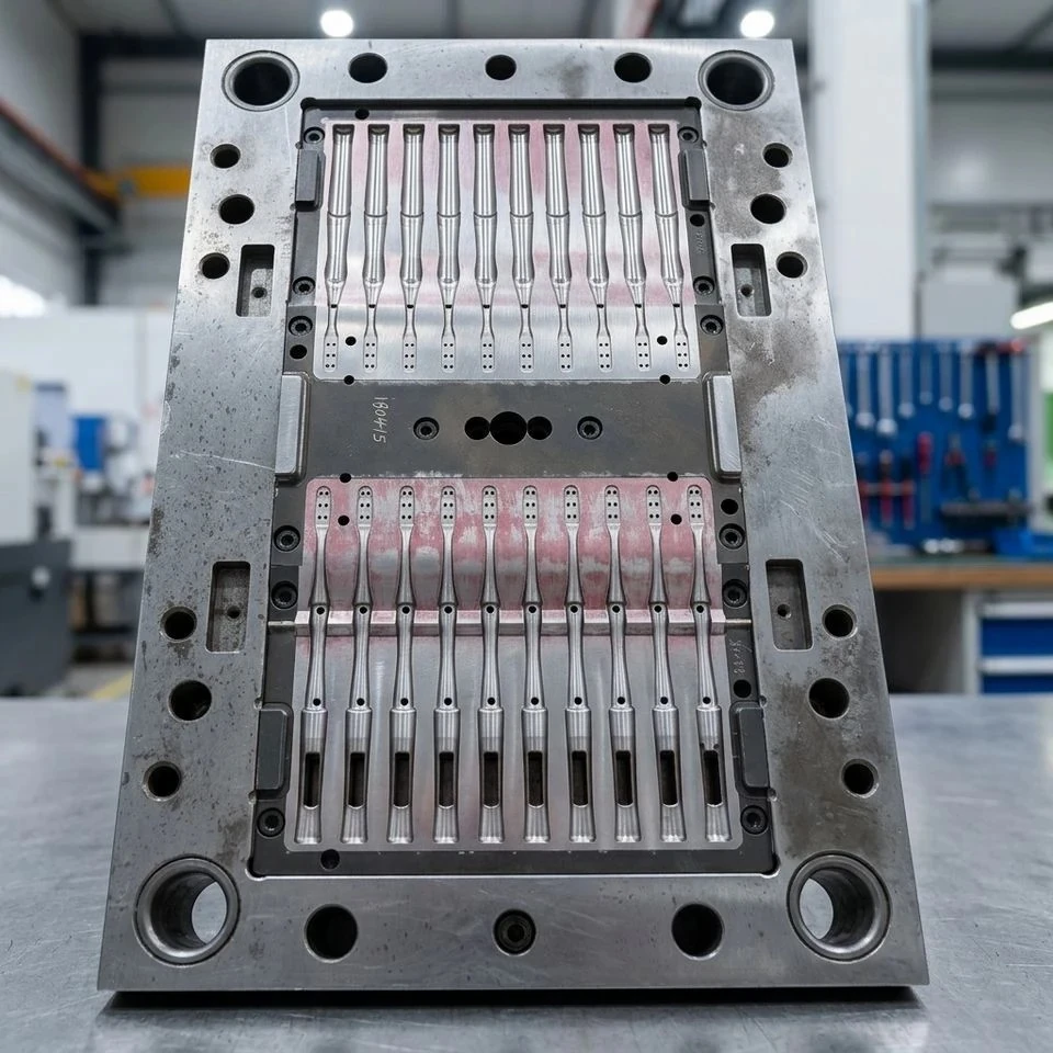 Multi-Cavity 5kW Toothbrush Handle Injection Mold