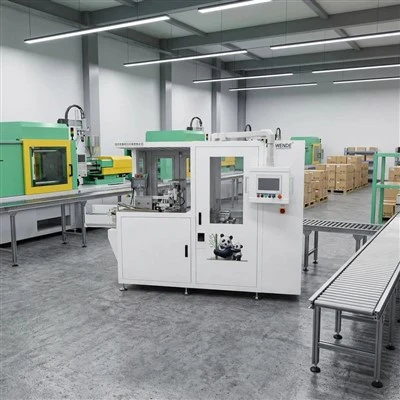 Bilingual 5-Spindle 5-8-Head 2-Knife Toothbrush Making Machine