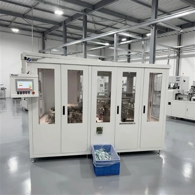 Dual-Head Bilingual 10-Head 2-Knife Toothbrush Finishing Machine