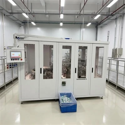 Fuji Touchscreen 10-Head 2-Knife Toothbrush Finishing Machine