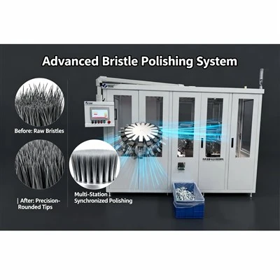 Low-Damage Custom Automatic Toothbrush Finishing Machine
